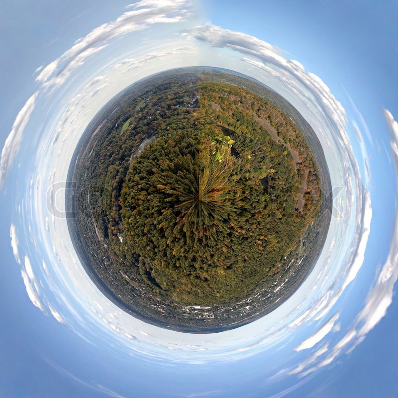 Ein 360-Grad- Panoramablick auf das ... | Stock Bild | Colourbox