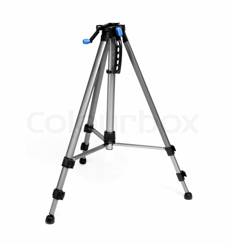 Foto stativ isoleret på en hvid ... | Stock foto | Colourbox