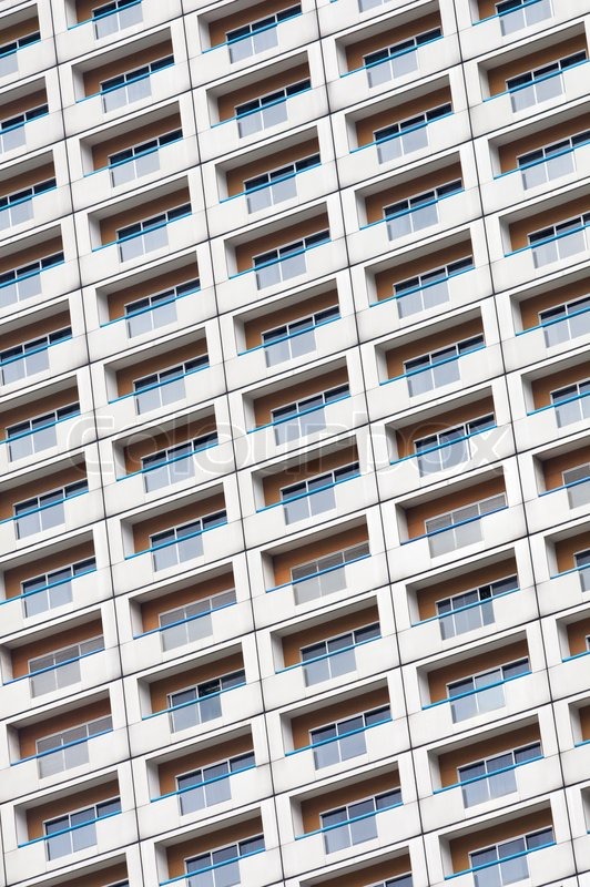 Regular structure of windows and ... | Stock image | Colourbox