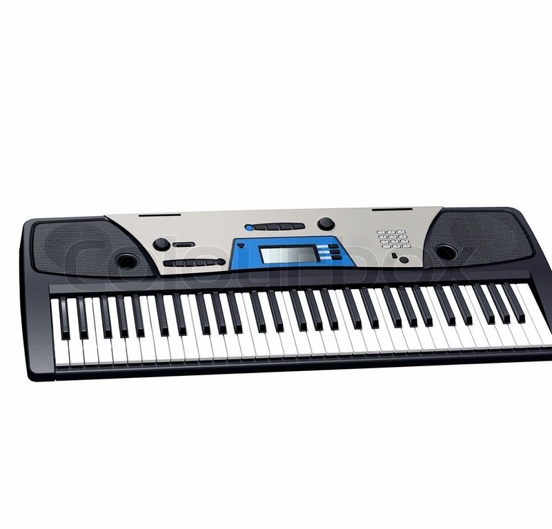 Electric piano Stock image Colourbox