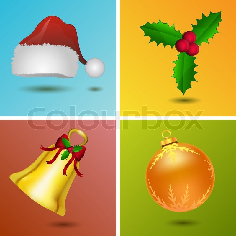 Illustration of christmas Zeichen | Stock-Vektor | Colourbox