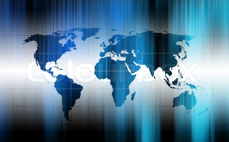 modern fluorescent background with world map stock photo colourbox