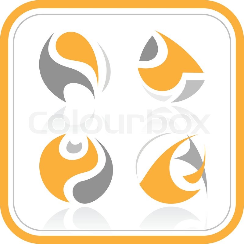 "abstract icons" Stock vector Colourbox