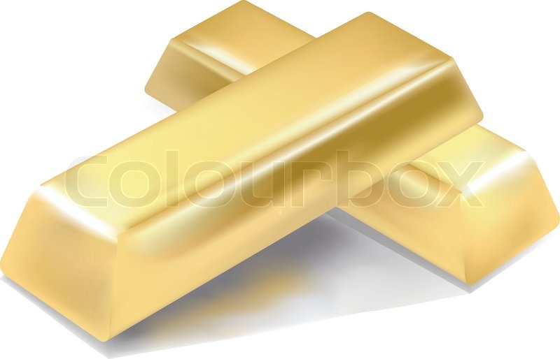Gold Bars | Stock vector | Colourbox