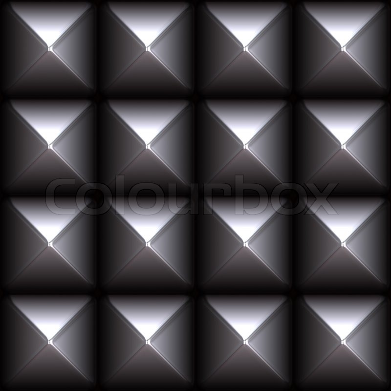 A metal studs pattern you might find on Stock image Colourbox