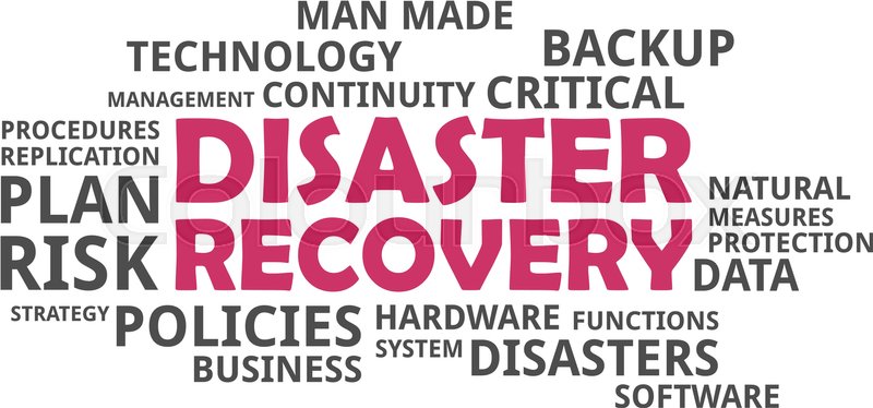 A word cloud of disaster recovery | Stock vector | Colourbox