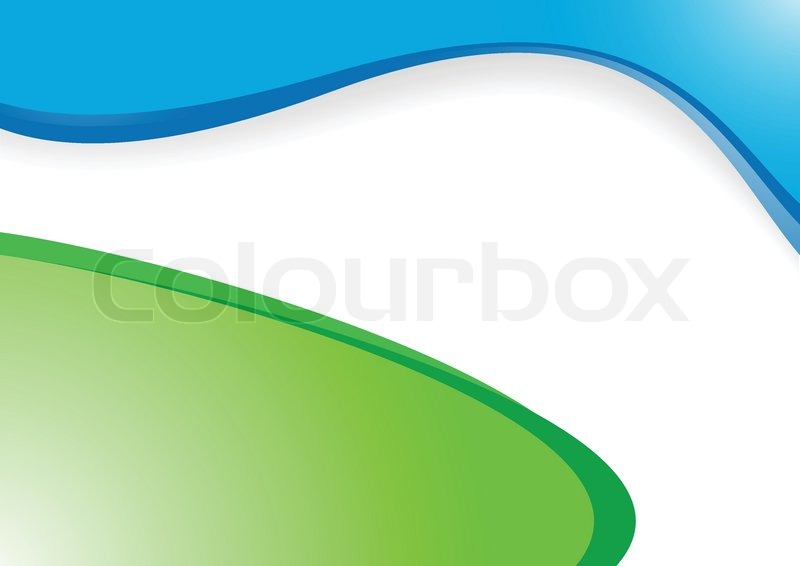 Vector green-blue background clip-art | Stock vector | Colourbox