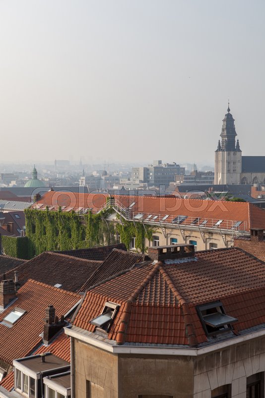 View from above the top of tower, | Stock image | Colourbox