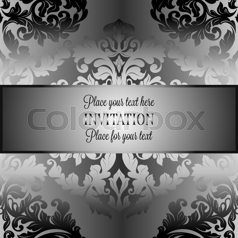 Baroque Background With Antique Stock Vector Colourbox
