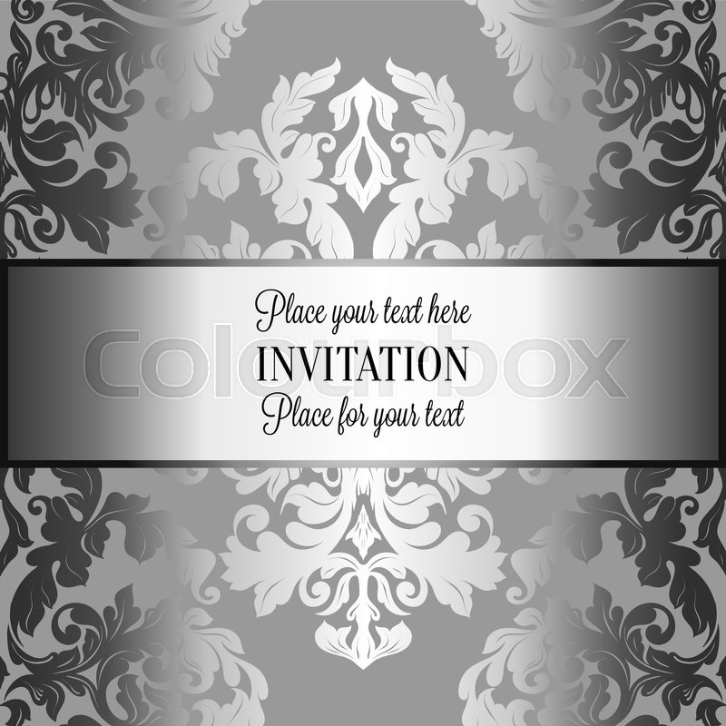 Baroque Background With Antique Stock Vector Colourbox