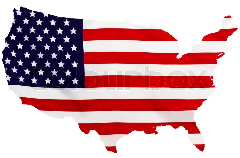 USA Flag in the form of maps of the | Stock image | Colourbox USA Flag in the form of maps of the | Stock image | Colourbox