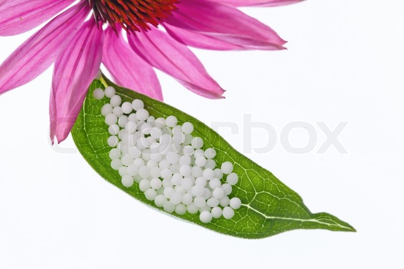 Globuli in der Behandlung von Stock Bild Colourbox