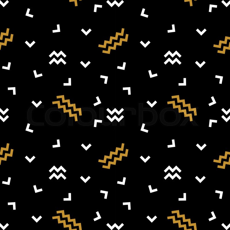 Vector seamless pattern made up of | Stock vector | Colourbox