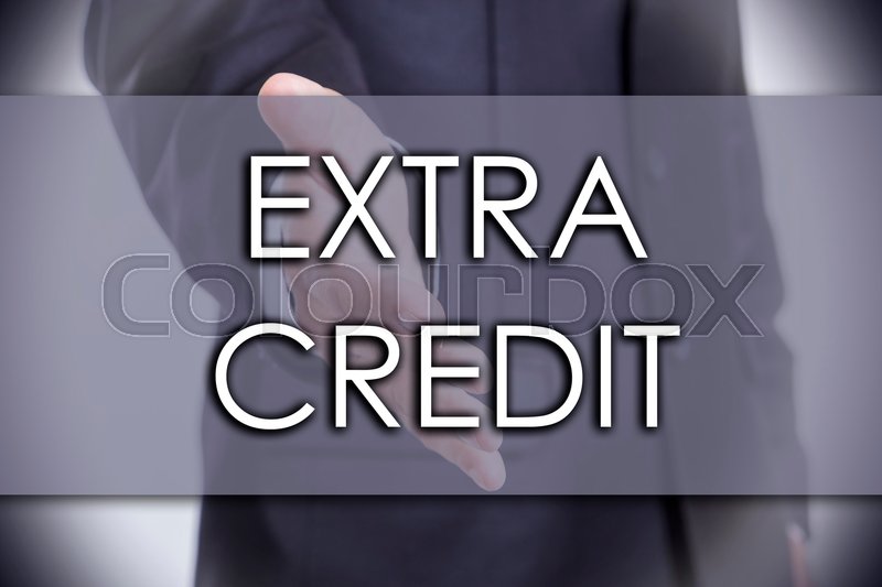 EXTRA CREDIT - business concept with ... | Stock image | Colourbox