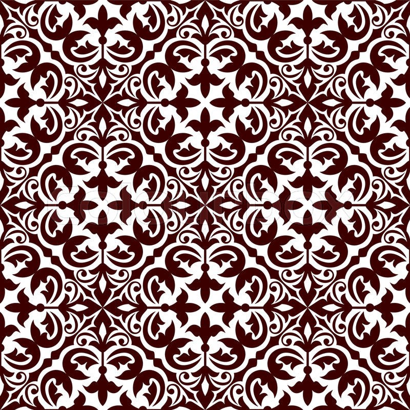 Floral ornamental decoration pattern. Stock vector Colourbox