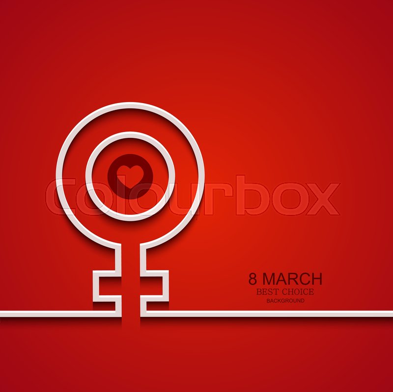 Vector Modern 8 March Background Stock Vector Colourbox