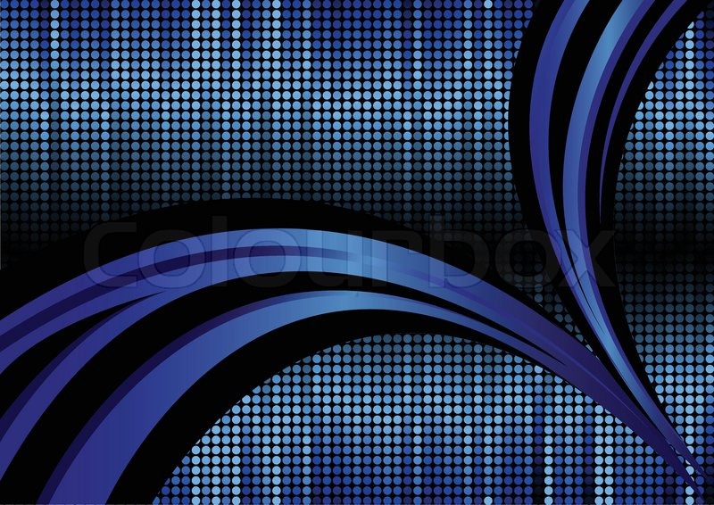 Vector abstract background in blue | Stock vector | Colourbox