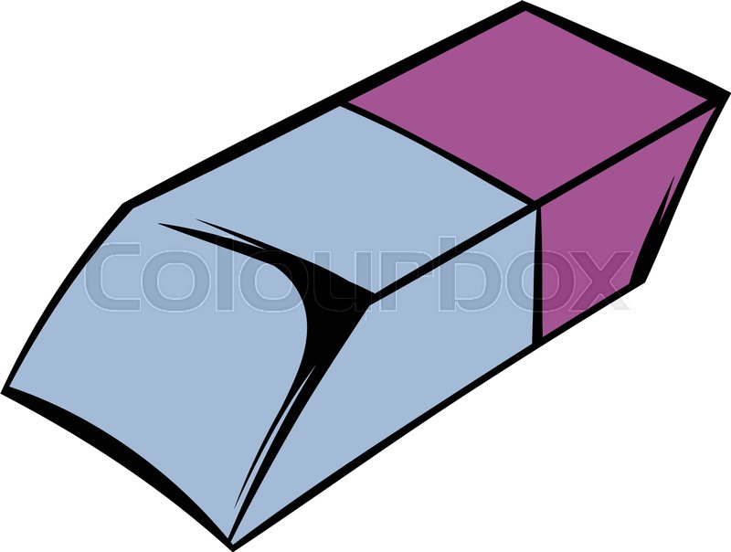Eraser icon cartoon | Stock vector | Colourbox Eraser icon cartoon | Stock vector | Colourbox