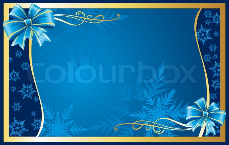 christmas greeting card stock vector colourbox blue birthday card
