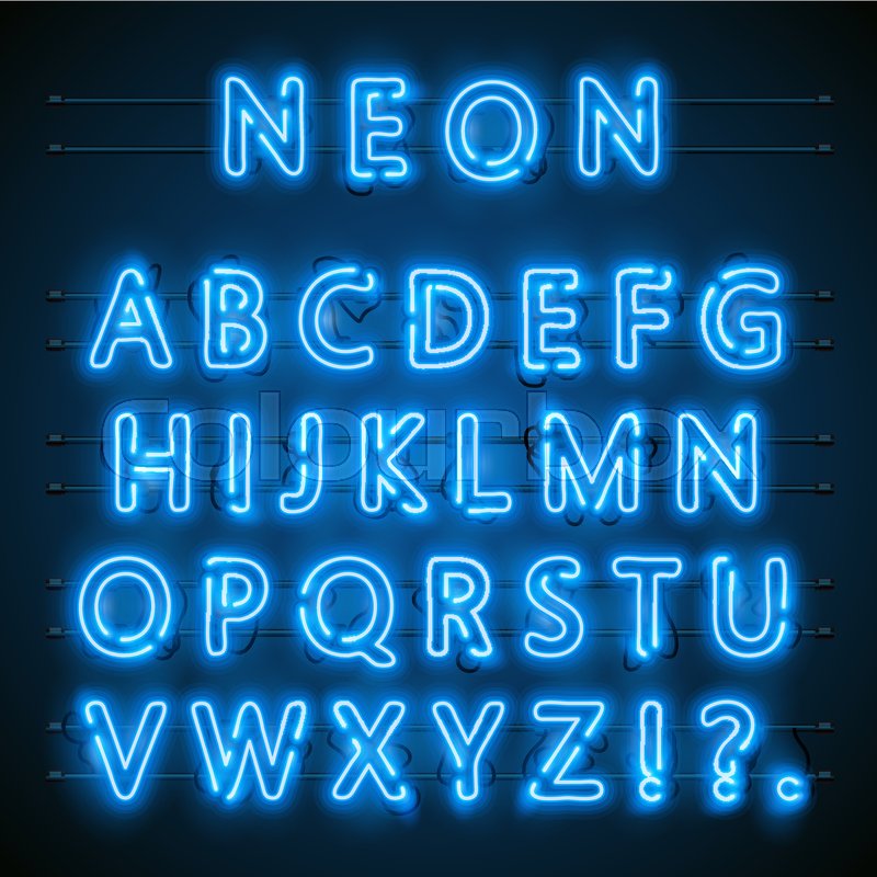 Schriftart, beschriftung, schlauch Colourbox