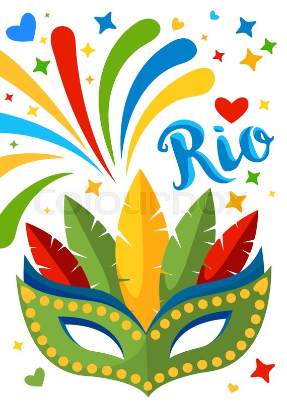 brazil carnival background for placard poster flyer and banner