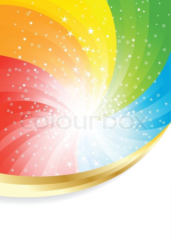 Vector coloful background clip-art | Stock vector | Colourbox