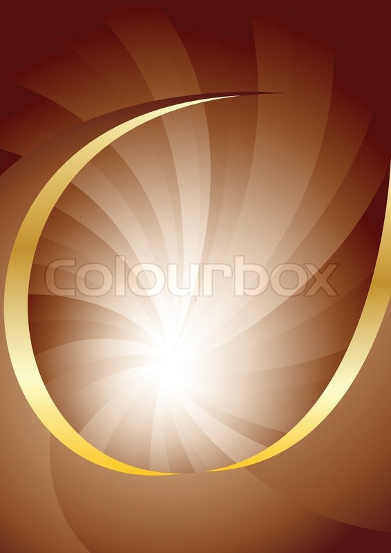 Vector background in brown clip-art | Stock vector | Colourbox