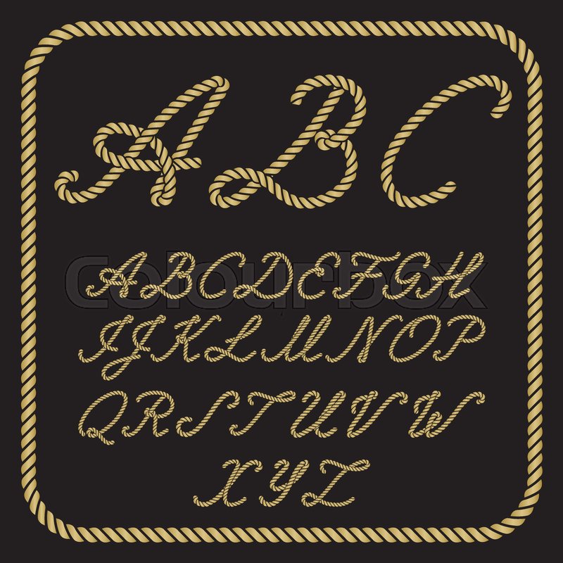 Rope Letters Font atelieryuwa.ciao.jp