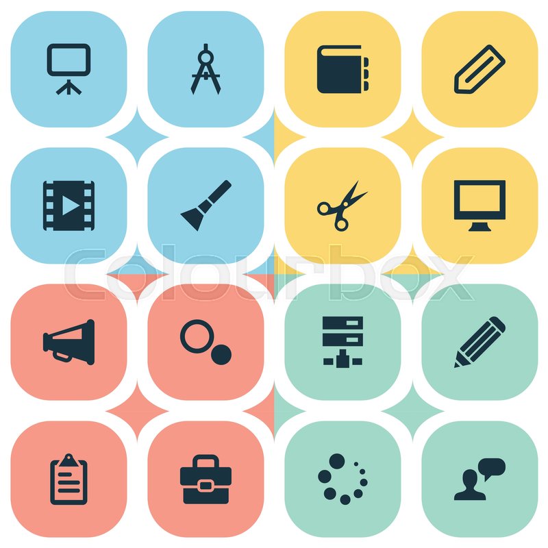 Vector Il Ration Set Of Simple Design Icons Elements Settings Essment Briefcase And Other Synonyms Choice Schedule And Trim Vector Il Ration Set Of Simple Design Icons Elements Settings Essment Briefcase And Other Synonyms Choice Schedule And Trim