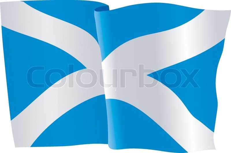 Flagge von Schottland | Stock-Vektor | Colourbox