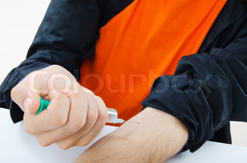 Teenager sprøjte