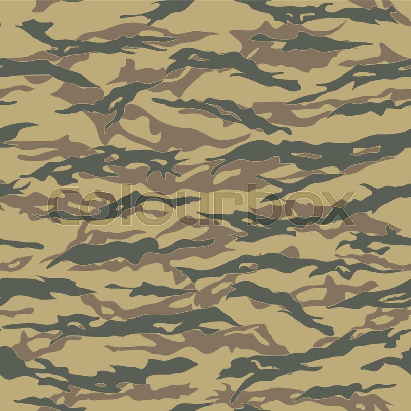 Desert Tiger stripe Camouflage | Stock vector | Colourbox