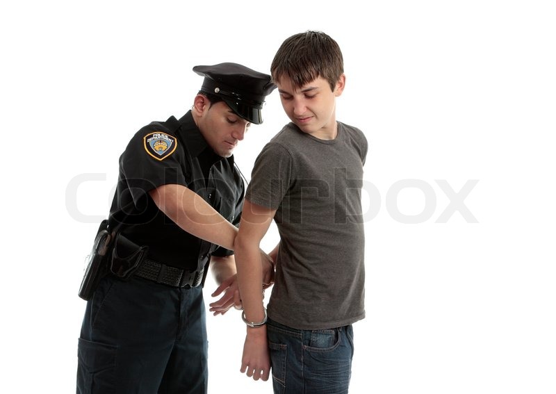 police arrest handcuffs