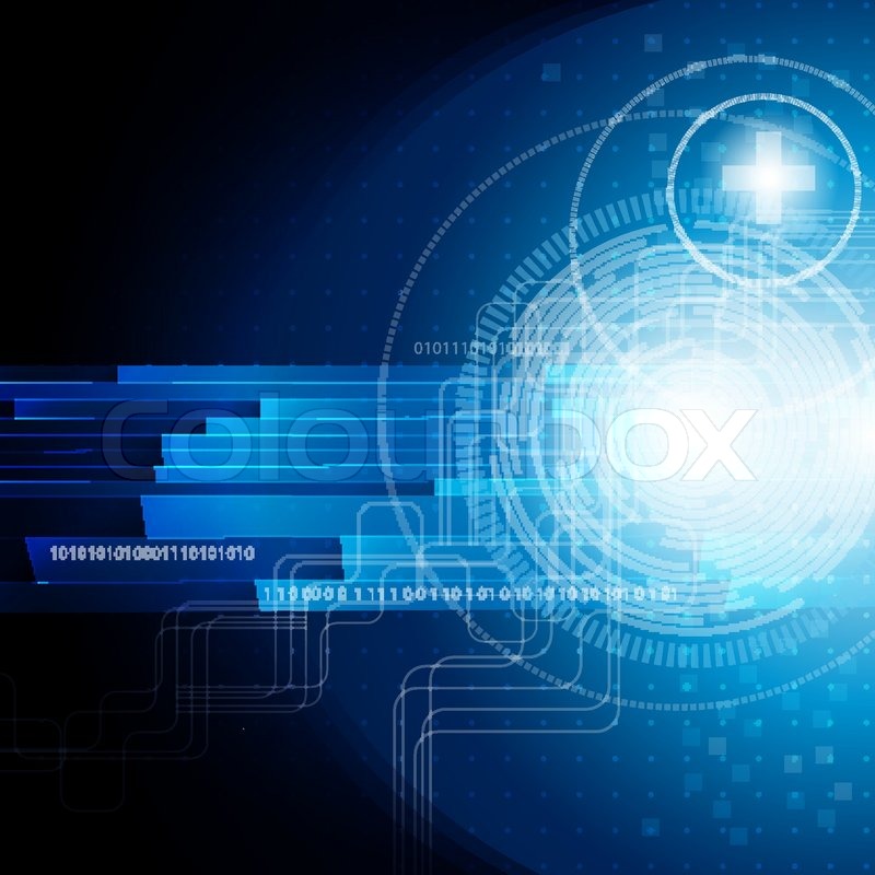design background with the digital elements of communications and