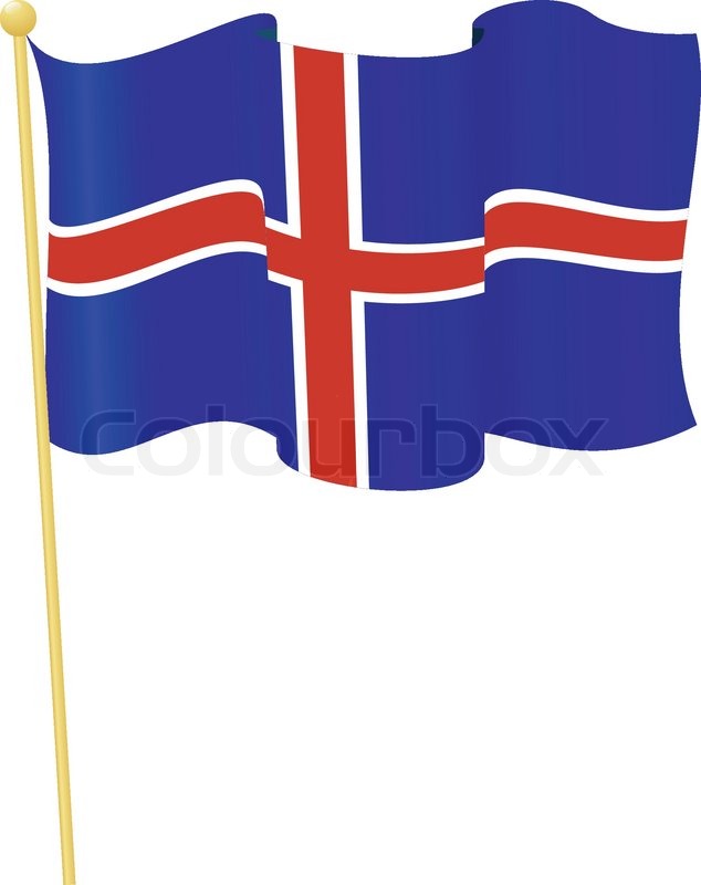 Isle Of Wight Stockflagge 30 X 45 Cm