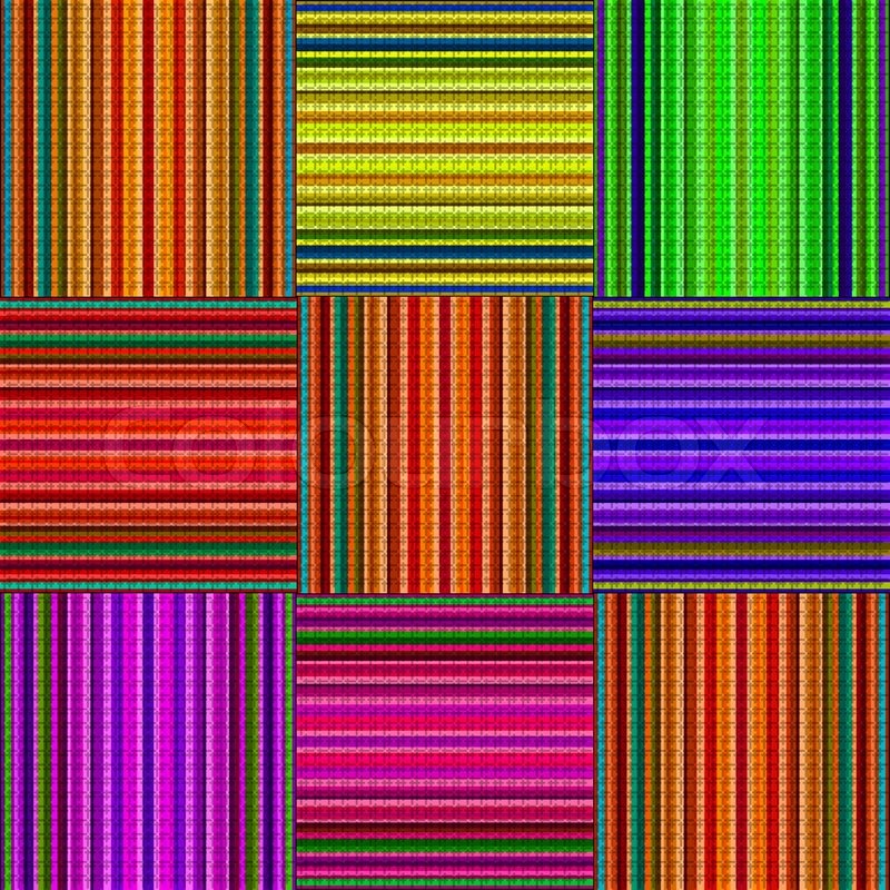 Seamless style retro stripe background | Stock vector | Colourbox