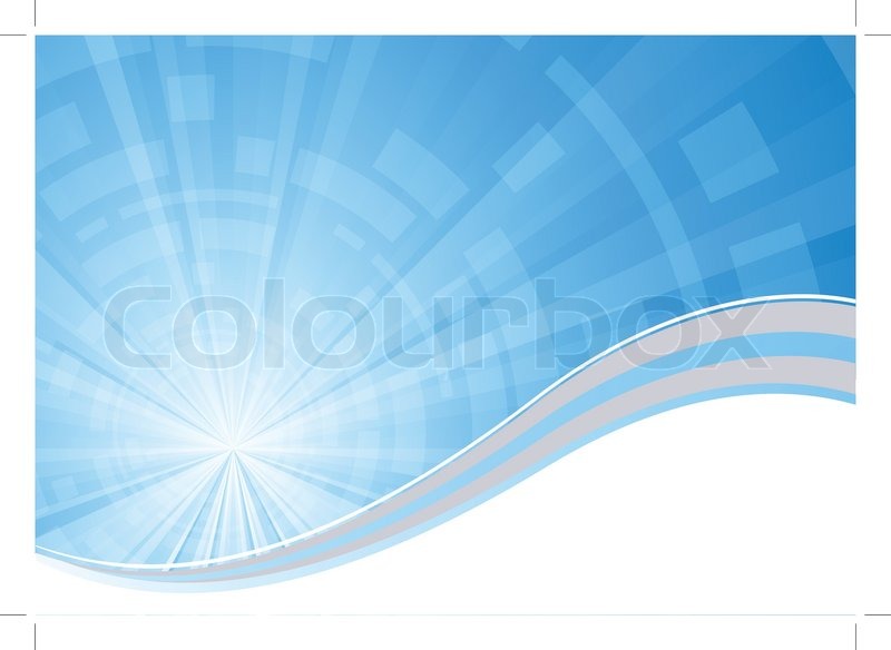 Vector abstract blue background | Stock vector | Colourbox