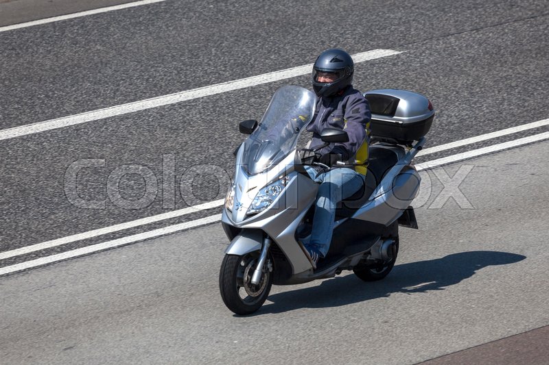 Motorroller, fahrzeug, reise Stockfoto Colourbox