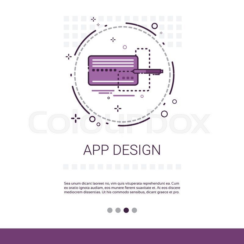 App Design Software Development Stock Vector Colourbox