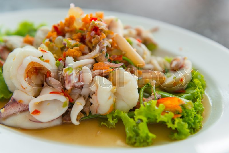 Thai Spicy Seafood Salad Thai Stock Image Colourbox Thai Spicy Seafood Salad Thai Stock Image Colourbox