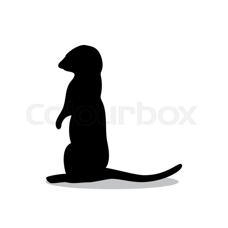 Gopher Rodent Mammal Black Silhouette Animal Vector Illustrator Gopher Rodent Mammal Black Silhouette Animal Vector Illustrator