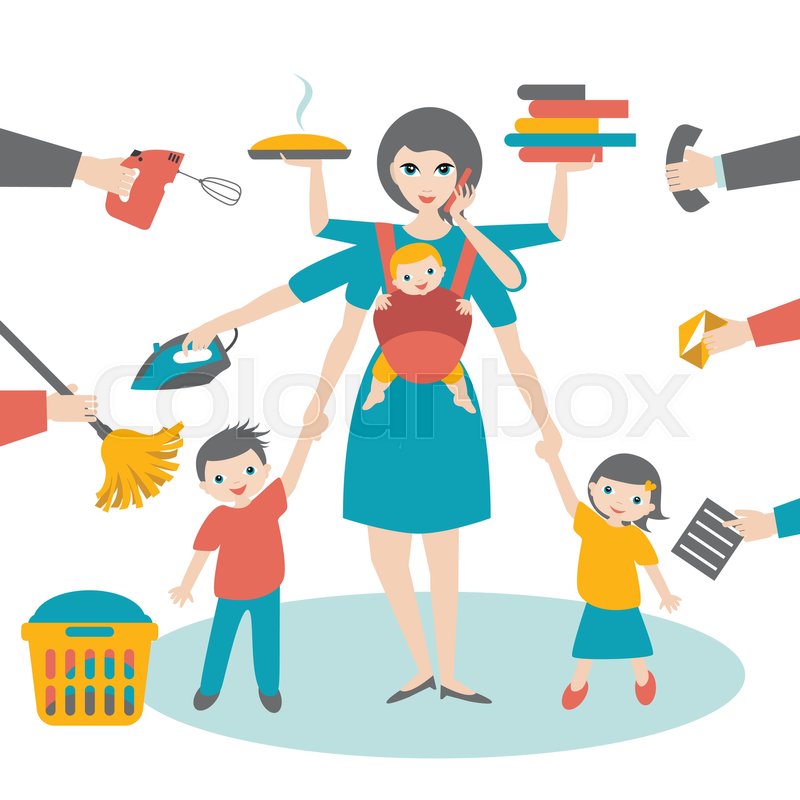 Image result for working woman mother