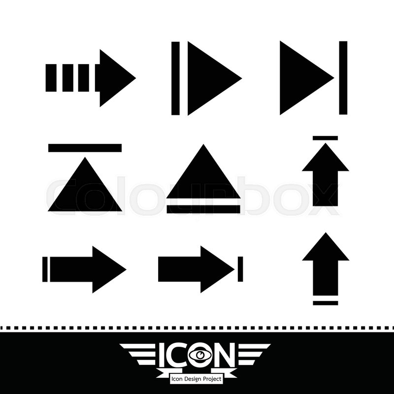 Arrow icon | Stock vector | Colourbox