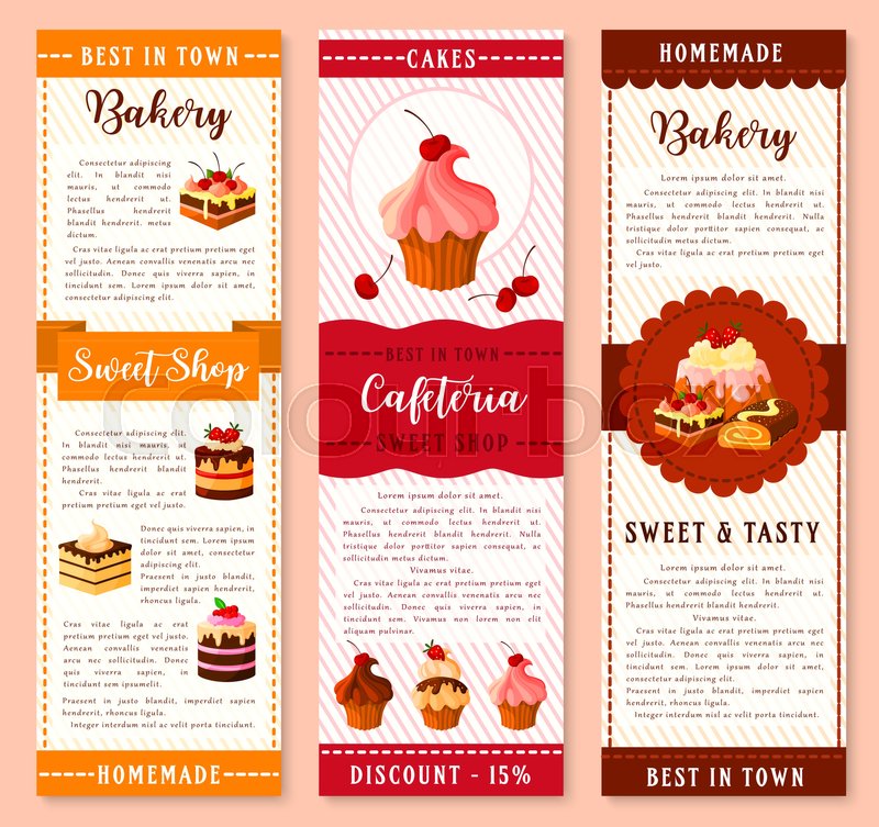 cupcake banner template
