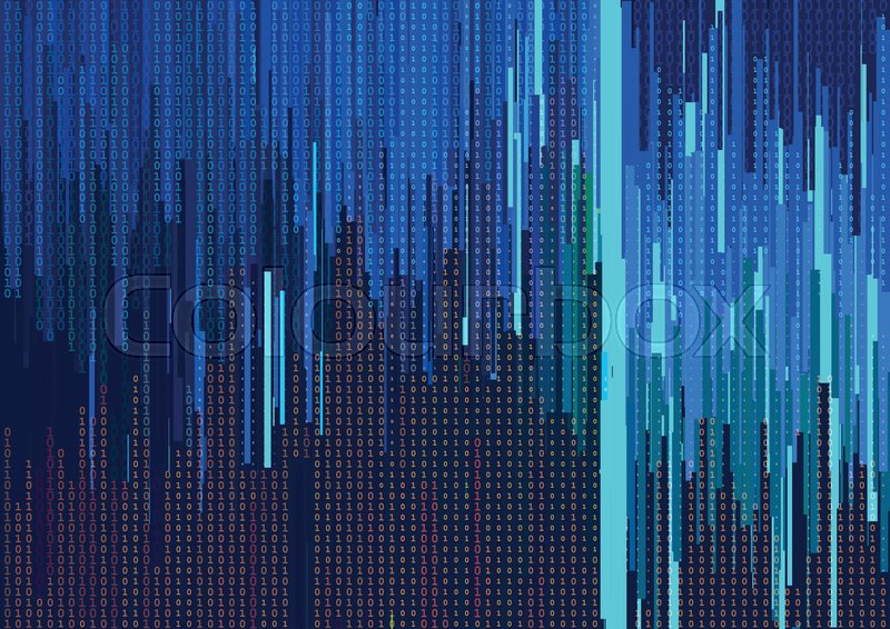 Abstract Background With Glitched Stock Vector Colourbox