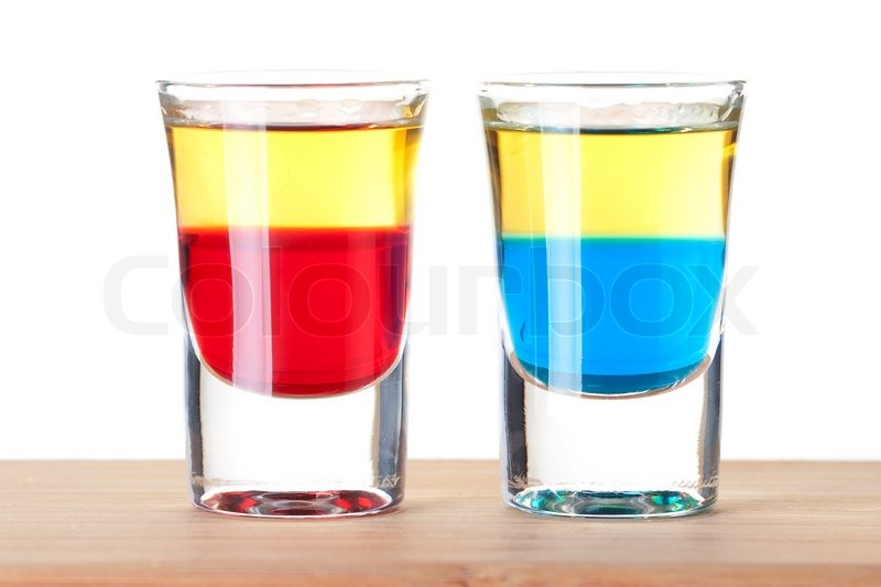 Red And Yellow Drink With Grenadine Red And Yellow Drink With Grenadine