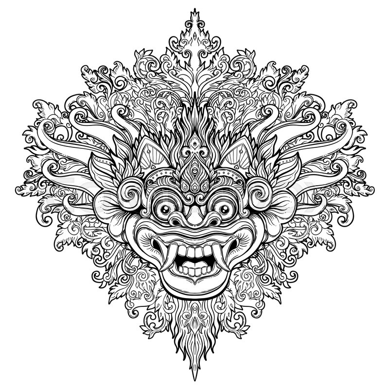 balinese barong masks