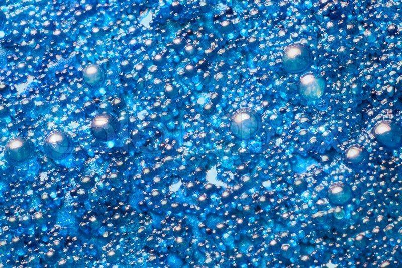 abstract science background with small blue toned translucent beadlets |  Stock image | Colourbox