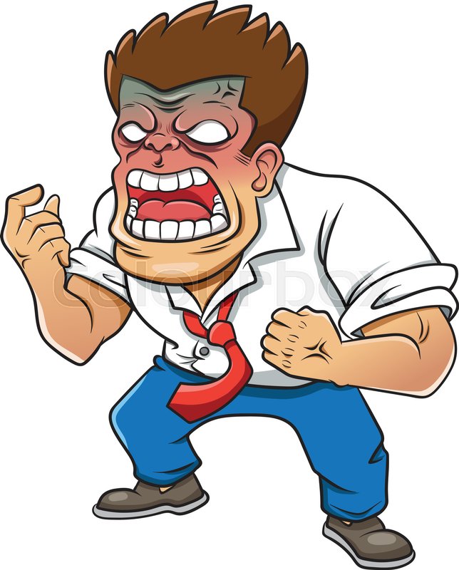 Angry Cartoon Men