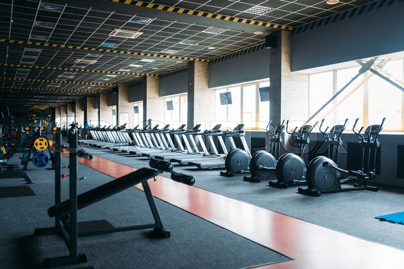 Gym nobody, empty fitness club. ... | Stock image | Colourbox
